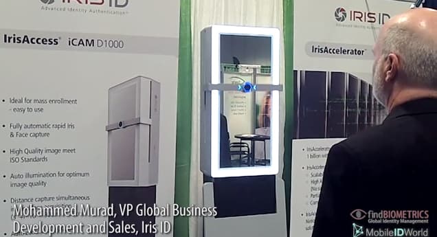 iCAM D1000 at Biometric Consortium Conference, 2013